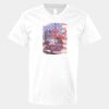 V-Neck Heavy Cotton 100% T-Shirt Thumbnail