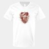 V-Neck Heavy Cotton 100% T-Shirt Thumbnail