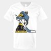V-Neck Heavy Cotton 100% T-Shirt Thumbnail