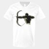 V-Neck Heavy Cotton 100% T-Shirt Thumbnail