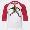 Youth Three Quarter Sleeve Baseball T-Shirt Thumbnail