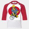 Youth Three Quarter Sleeve Baseball T-Shirt Thumbnail