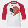 Youth Three Quarter Sleeve Baseball T-Shirt Thumbnail