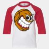 Youth Three Quarter Sleeve Baseball T-Shirt Thumbnail