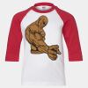 Youth Three Quarter Sleeve Baseball T-Shirt Thumbnail