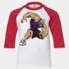 Youth Three Quarter Sleeve Baseball T-Shirt Thumbnail