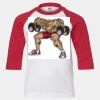 Youth Three Quarter Sleeve Baseball T-Shirt Thumbnail
