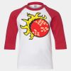 Youth Three Quarter Sleeve Baseball T-Shirt Thumbnail