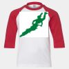 Youth Three Quarter Sleeve Baseball T-Shirt Thumbnail