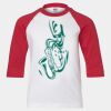 Youth Three Quarter Sleeve Baseball T-Shirt Thumbnail