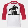 Youth Three Quarter Sleeve Baseball T-Shirt Thumbnail