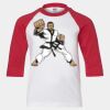 Youth Three Quarter Sleeve Baseball T-Shirt Thumbnail