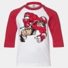 Youth Three Quarter Sleeve Baseball T-Shirt Thumbnail