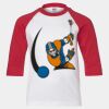 Youth Three Quarter Sleeve Baseball T-Shirt Thumbnail