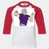 Youth Three Quarter Sleeve Baseball T-Shirt Thumbnail