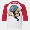 Youth Three Quarter Sleeve Baseball T-Shirt Thumbnail