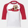 Youth Three Quarter Sleeve Baseball T-Shirt Thumbnail