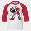 Youth Three Quarter Sleeve Baseball T-Shirt Thumbnail