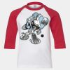 Youth Three Quarter Sleeve Baseball T-Shirt Thumbnail