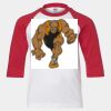 Youth Three Quarter Sleeve Baseball T-Shirt Thumbnail
