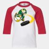 Youth Three Quarter Sleeve Baseball T-Shirt Thumbnail