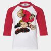 Youth Three Quarter Sleeve Baseball T-Shirt Thumbnail
