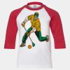 Youth Three Quarter Sleeve Baseball T-Shirt Thumbnail