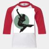 Youth Three Quarter Sleeve Baseball T-Shirt Thumbnail