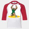 Youth Three Quarter Sleeve Baseball T-Shirt Thumbnail