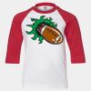 Youth Three Quarter Sleeve Baseball T-Shirt Thumbnail