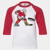 Youth Three Quarter Sleeve Baseball T-Shirt Thumbnail