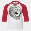 Youth Three Quarter Sleeve Baseball T-Shirt Thumbnail