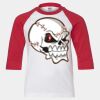 Youth Three Quarter Sleeve Baseball T-Shirt Thumbnail