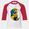 Youth Three Quarter Sleeve Baseball T-Shirt Thumbnail