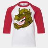 Youth Three Quarter Sleeve Baseball T-Shirt Thumbnail