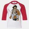 Youth Three Quarter Sleeve Baseball T-Shirt Thumbnail