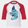 Youth Three Quarter Sleeve Baseball T-Shirt Thumbnail