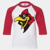 Youth Three Quarter Sleeve Baseball T-Shirt Thumbnail