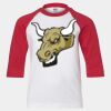 Youth Three Quarter Sleeve Baseball T-Shirt Thumbnail