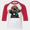 Youth Three Quarter Sleeve Baseball T-Shirt Thumbnail
