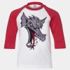 Youth Three Quarter Sleeve Baseball T-Shirt Thumbnail