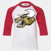 Youth Three Quarter Sleeve Baseball T-Shirt Thumbnail