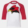 Youth Three Quarter Sleeve Baseball T-Shirt Thumbnail