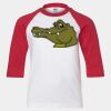 Youth Three Quarter Sleeve Baseball T-Shirt Thumbnail