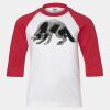 Youth Three Quarter Sleeve Baseball T-Shirt Thumbnail