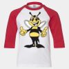Youth Three Quarter Sleeve Baseball T-Shirt Thumbnail