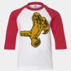 Youth Three Quarter Sleeve Baseball T-Shirt Thumbnail