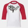 Youth Three Quarter Sleeve Baseball T-Shirt Thumbnail