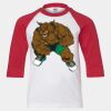 Youth Three Quarter Sleeve Baseball T-Shirt Thumbnail