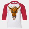 Youth Three Quarter Sleeve Baseball T-Shirt Thumbnail
